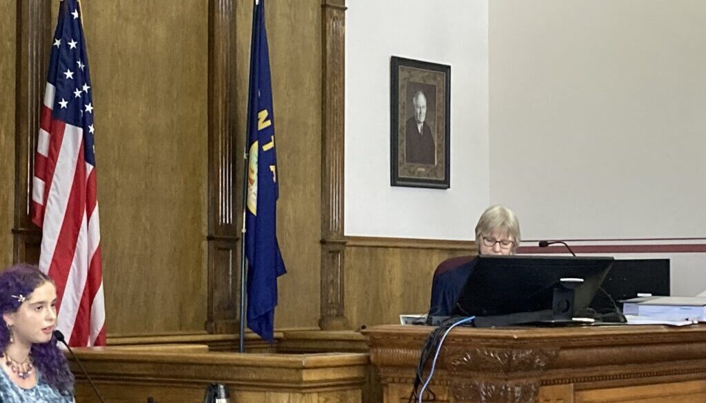 Olivia in court