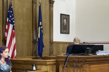 Olivia in court