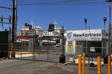 Two LNG tankers docked at NF terminal