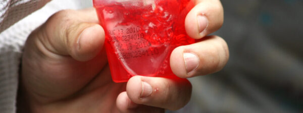4590437301_0abac67cd0_k Person eating a cup of red jell-o.