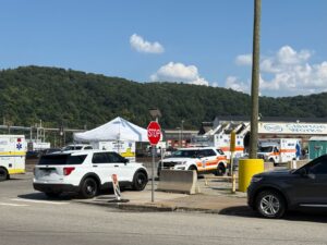 Aftermath of Clairton explosion. 