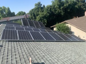 Greg Sparks rooftop solar panels.