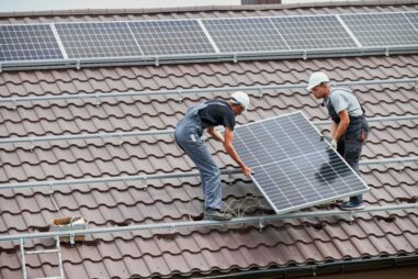 installing rooftop solar panels