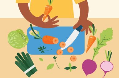 Healthy food animation