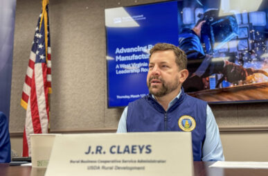 USDA Rural Development Rural Business & Cooperative Services Administrator J.R. Claeys