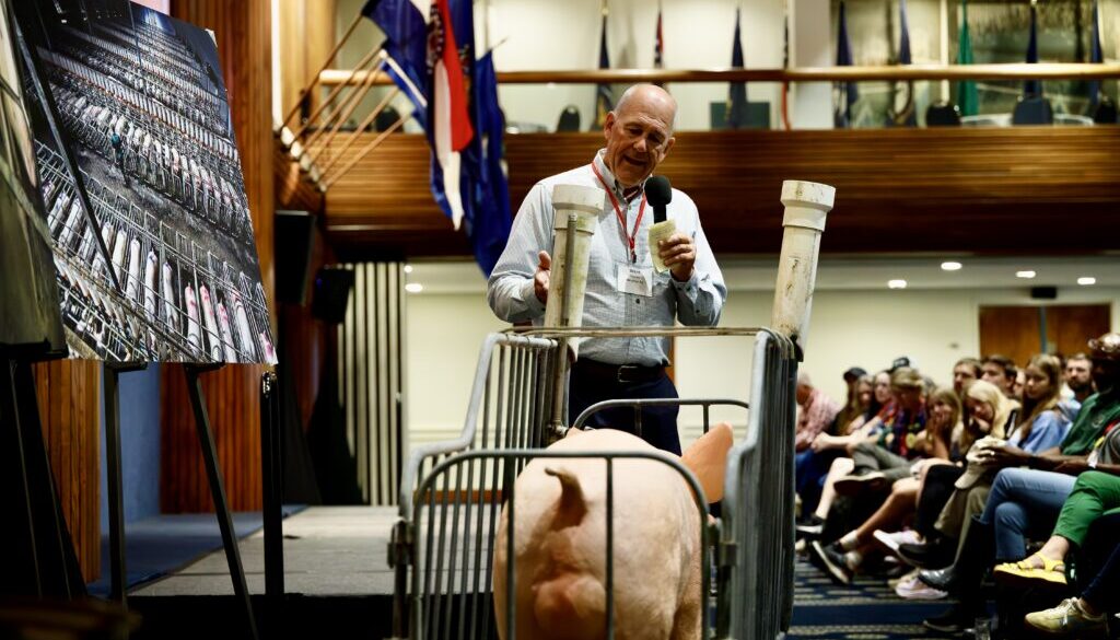 Brent Harris, PA Hog Farmer at D.C. Fly-In