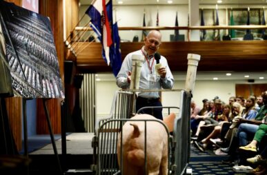 Brent Harris, PA Hog Farmer at D.C. Fly-In